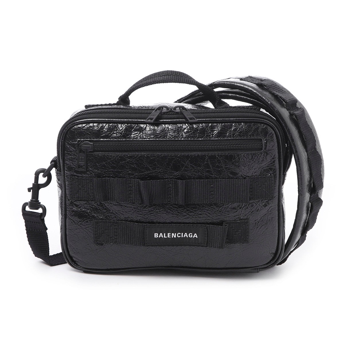 ★人気【BALENCIAGA】Army クロスボディ Messenger Bag ナイロン Army Messenger bag in black - Balenciaga | Mytheresa
