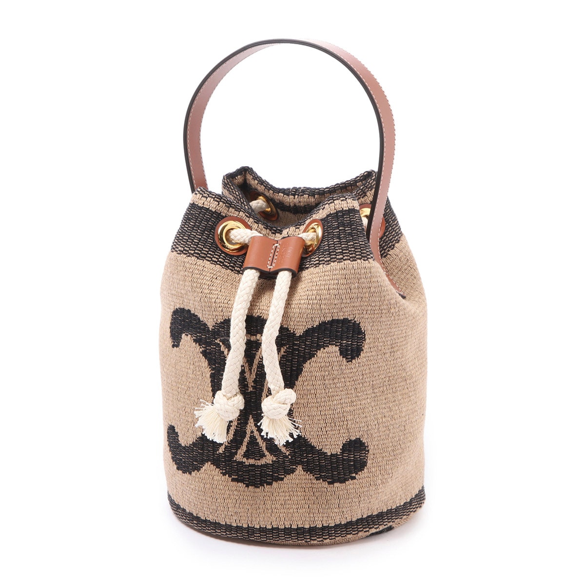関税込 CELINE TEEN DRAWSTRING Handbag Celine Teen Drawstring Bag - Green Handle Bags, Handbags