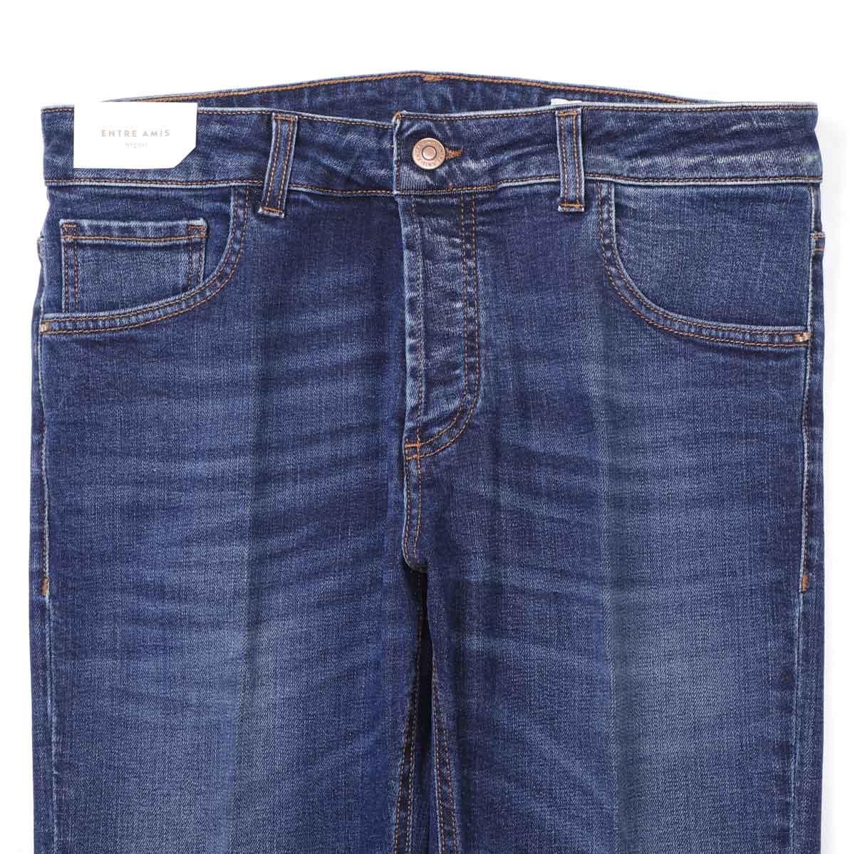 entre amis アントレアミ ボタンフライジーンズ/5 TK DENIM CORTO【大きいサイズあり】 メンズ