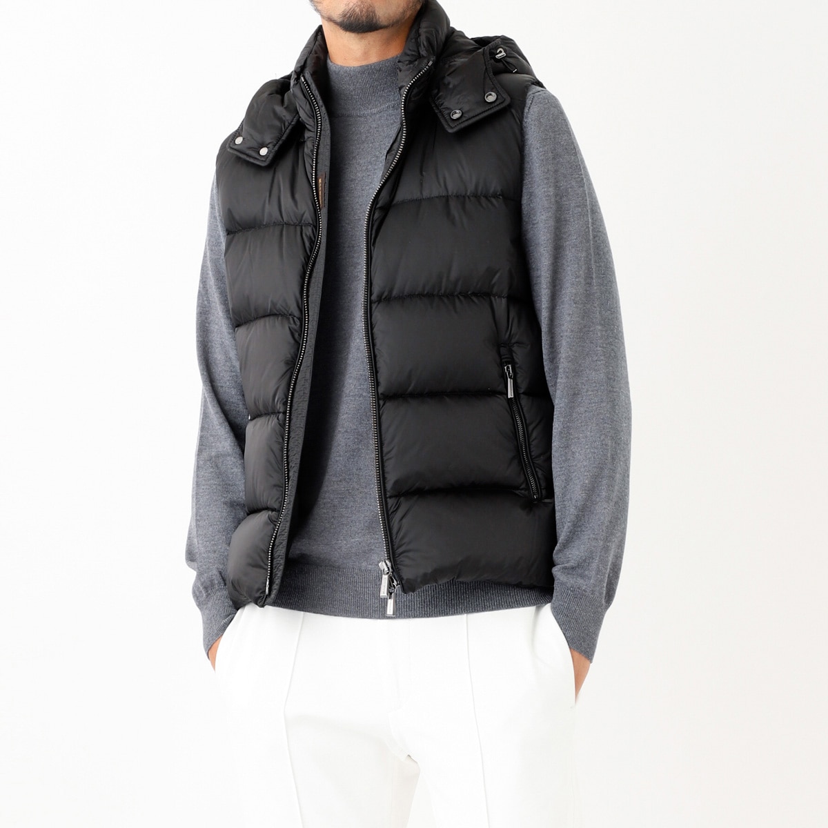 【アウトレット】【ラスト1点】MOORER ムーレー ダウンベスト/FIRE-SH【大きいサイズあり】 メンズ