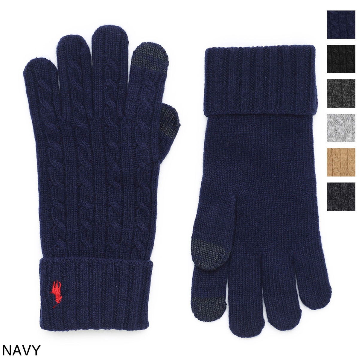 『ネコポス対応(1点まで)』POLO RALPH LAUREN ポロラルフローレン ニットグローブ/手袋