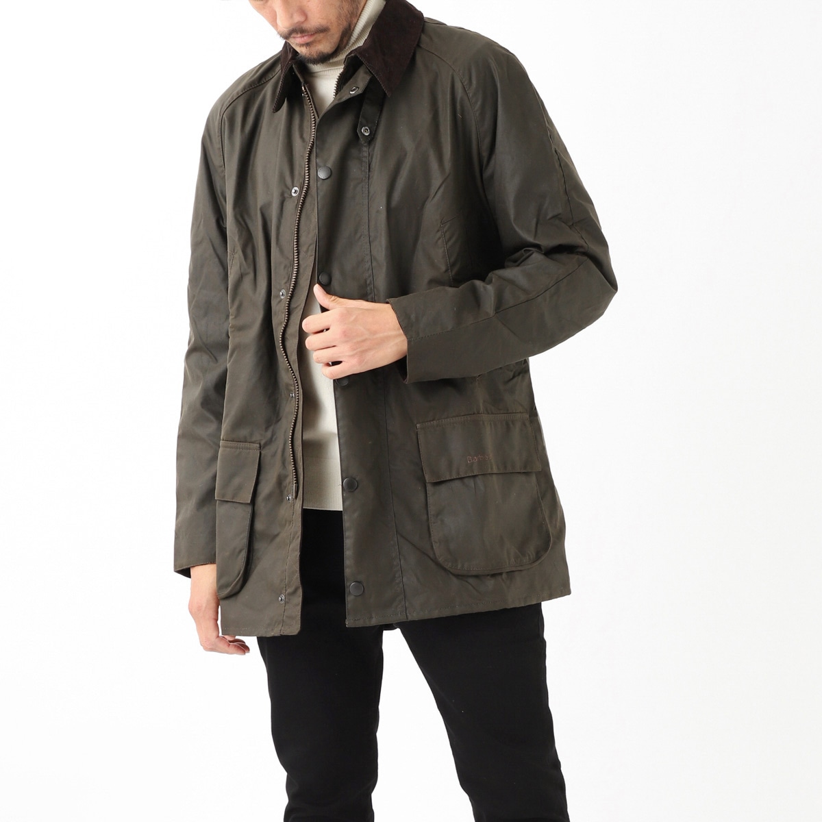 【アウトレット】【ラスト1点】Barbour バブアー ワックスコーティング ジャケット/ラグランスリーブ/BARBOUR BRISTOL WAX JACKET メンズ