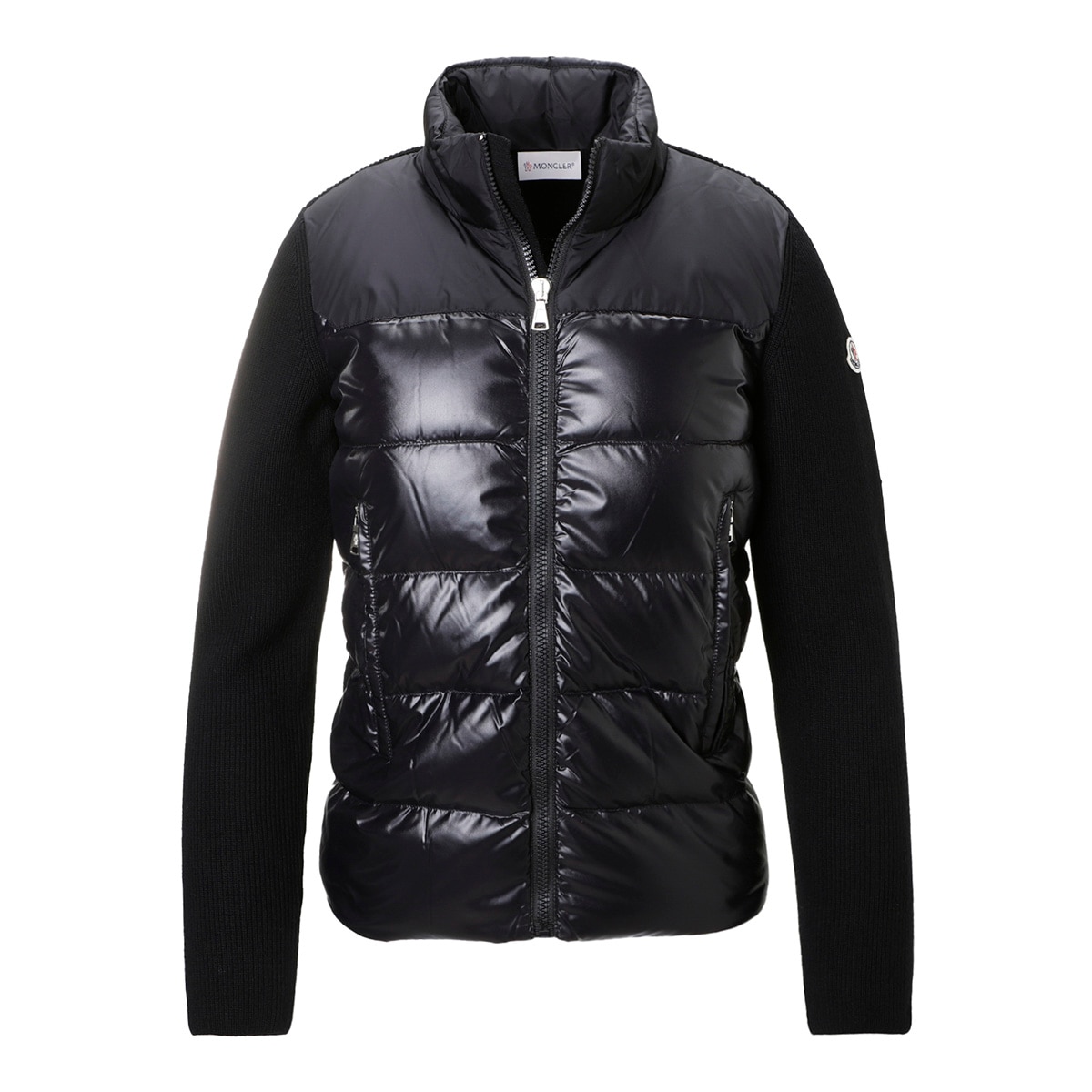 MONCLER モンクレール ダウン切り替え ジップアップカーディガン 