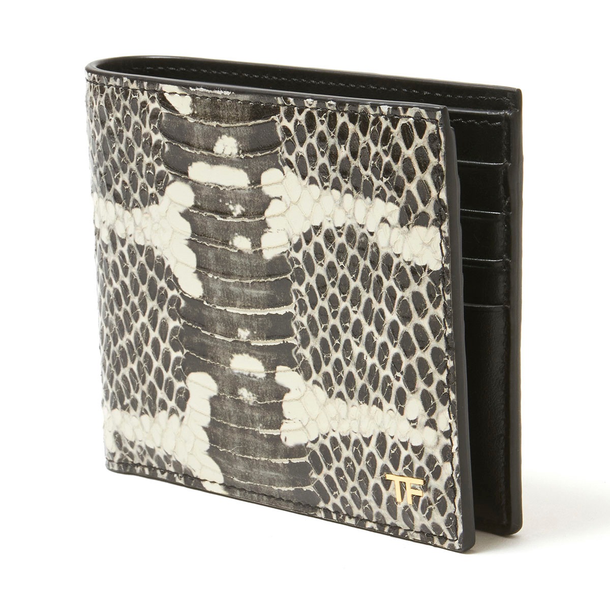 ⭐️新品未使用⭐️　TOM FORD　二つ折り財布　バイフォールド　レザー　シボ革 econext_0520-a0260y-o425c