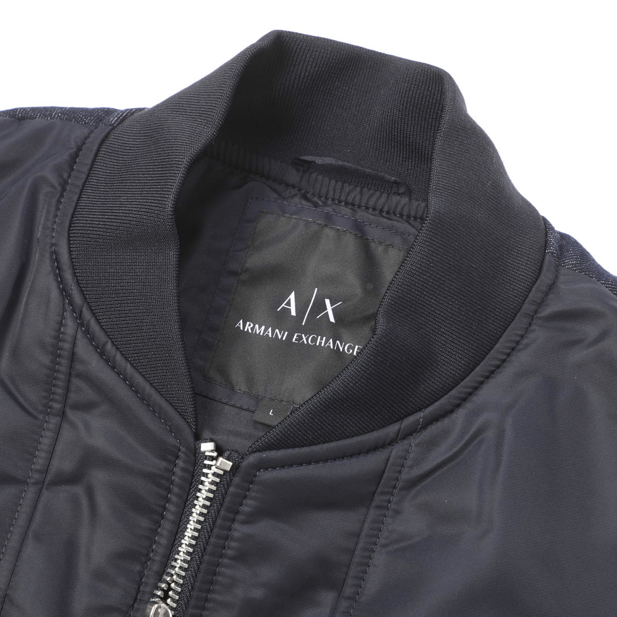 ARMANI EXCHANGE MA-1 ボンバージャケット フライトジャケット アルマーニエクスチェンジ ロゴボンバージャケット ma1