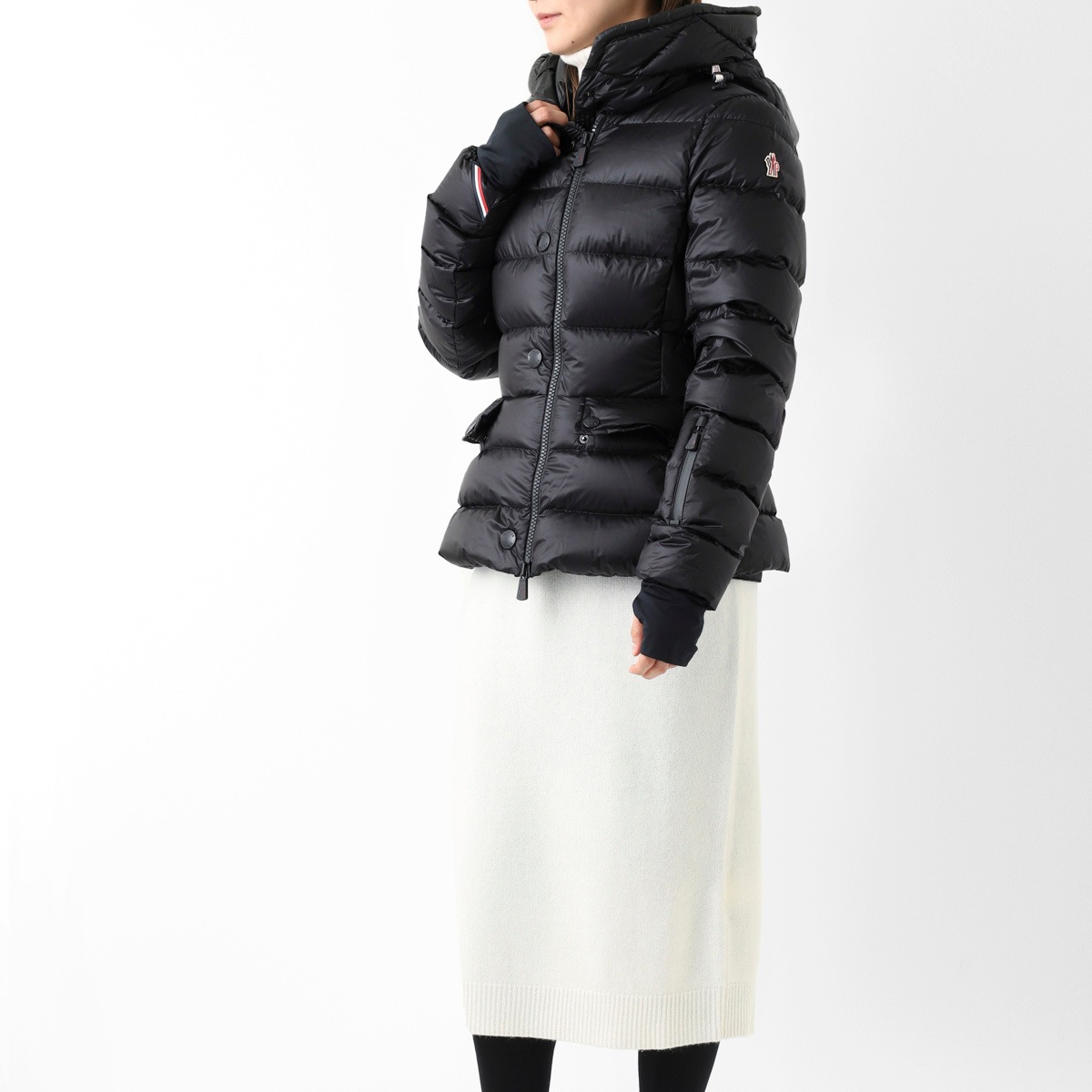 MONCLER GRENOBLE armoniqueダウン　Aライン　ネイビー MONCLER GRENOBLE armoniqueダウン Aライン ネイビー