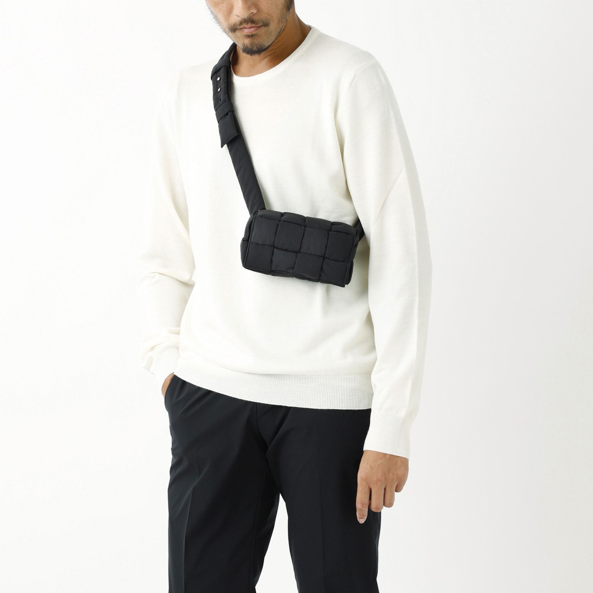 BOTTEGA VENETA ボッテガヴェネタ ベルトバッグ/クロスボディバッグ/PADDED CASSETTE パデッド カセット メンズ