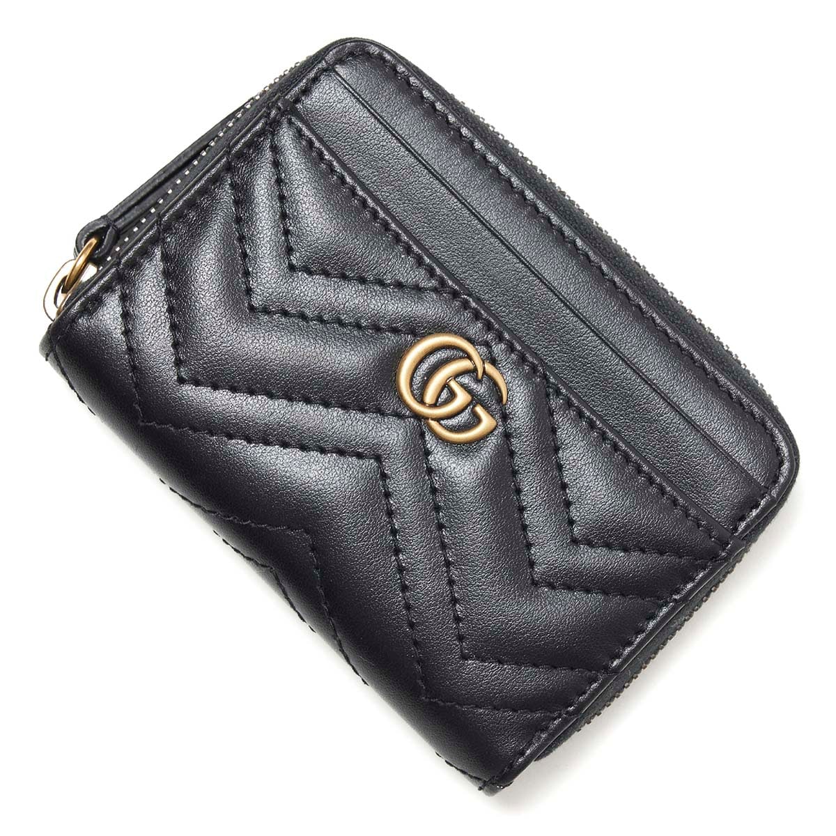 GUCCI グッチ カードケース 小銭入れ付き/GG Marmont レディース 
