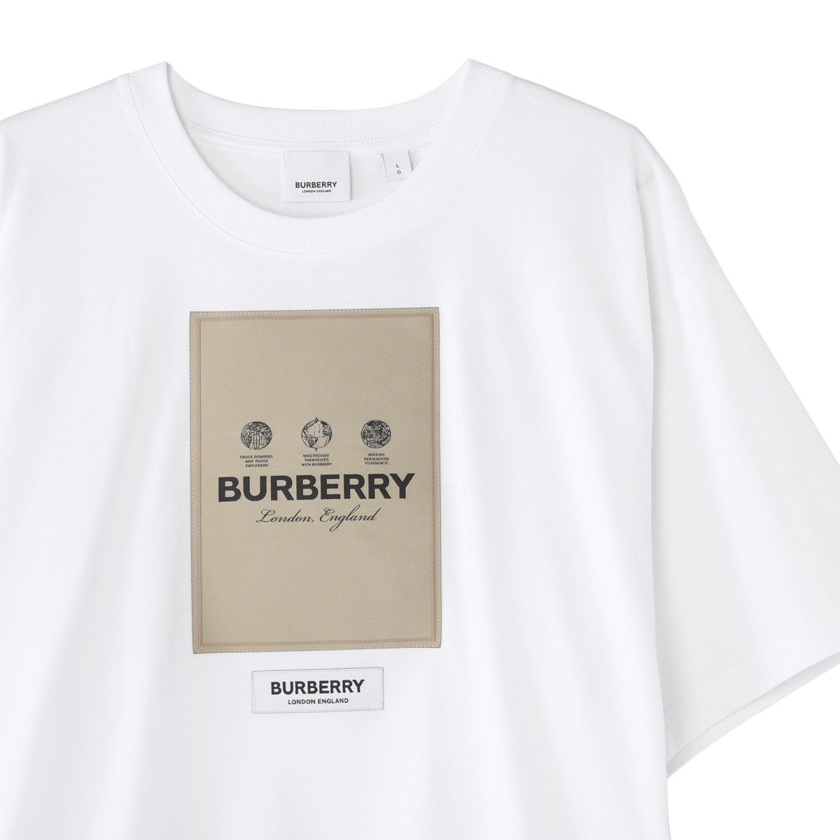 BURBERRY バーバリー クルーネック半袖Tシャツ メンズ | メンズ