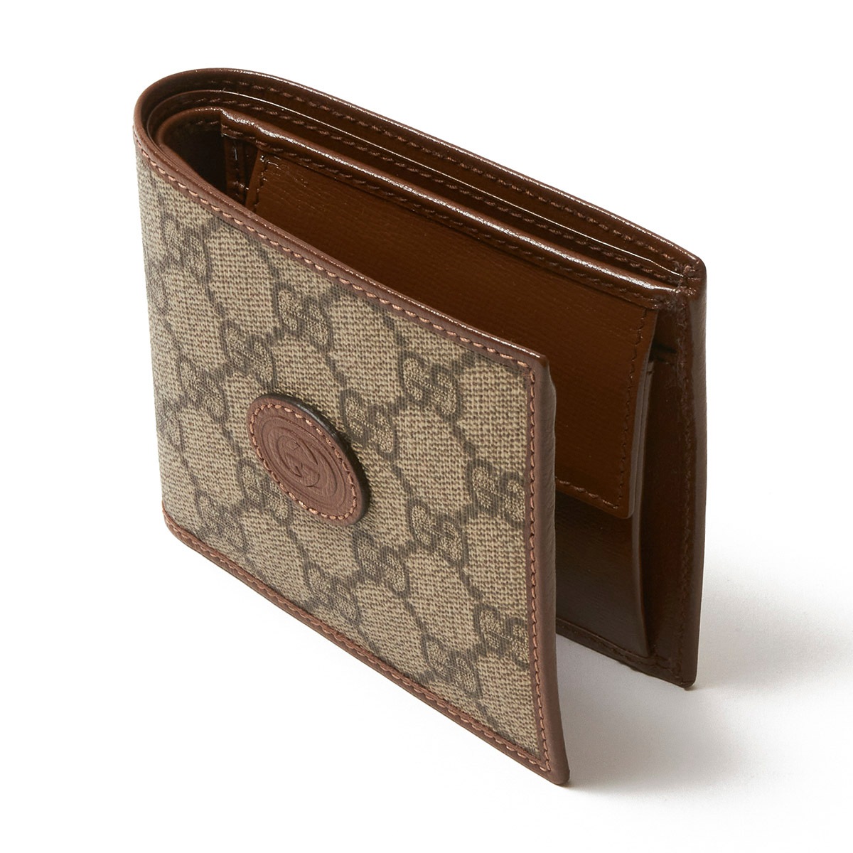 GUCCI グッチ 2つ折り財布 小銭入れ付き/ARIA GG Marmont メンズ