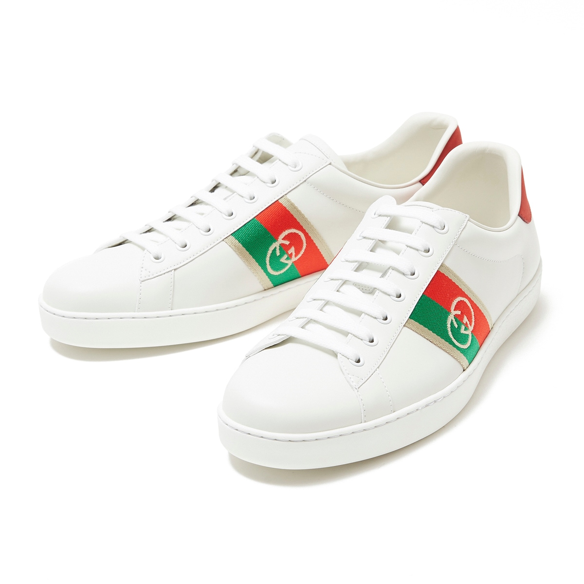 【アウトレット】GUCCI グッチ スニーカー/Ace【大きいサイズあり】 メンズ