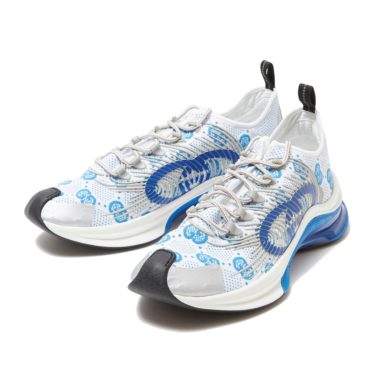 GUCCI ハイカットスニーカー グレー/ブルー GUCCI ハイカットスニーカー グレー/ブルー