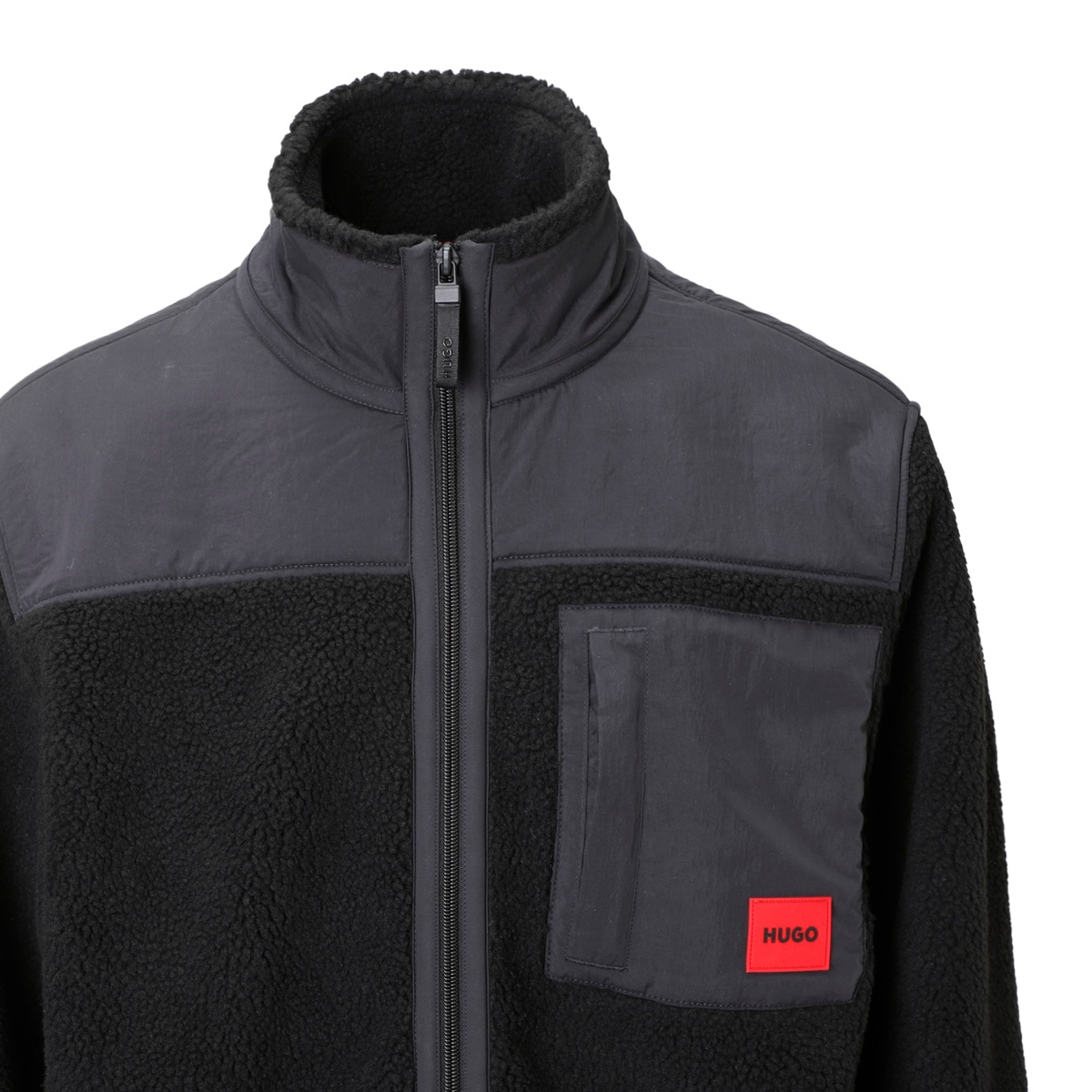 【アウトレット】【ラスト1点】HUGO HUGOBOSS ヒューゴヒューゴボス ボアジャケット/ボアブルゾン メンズ