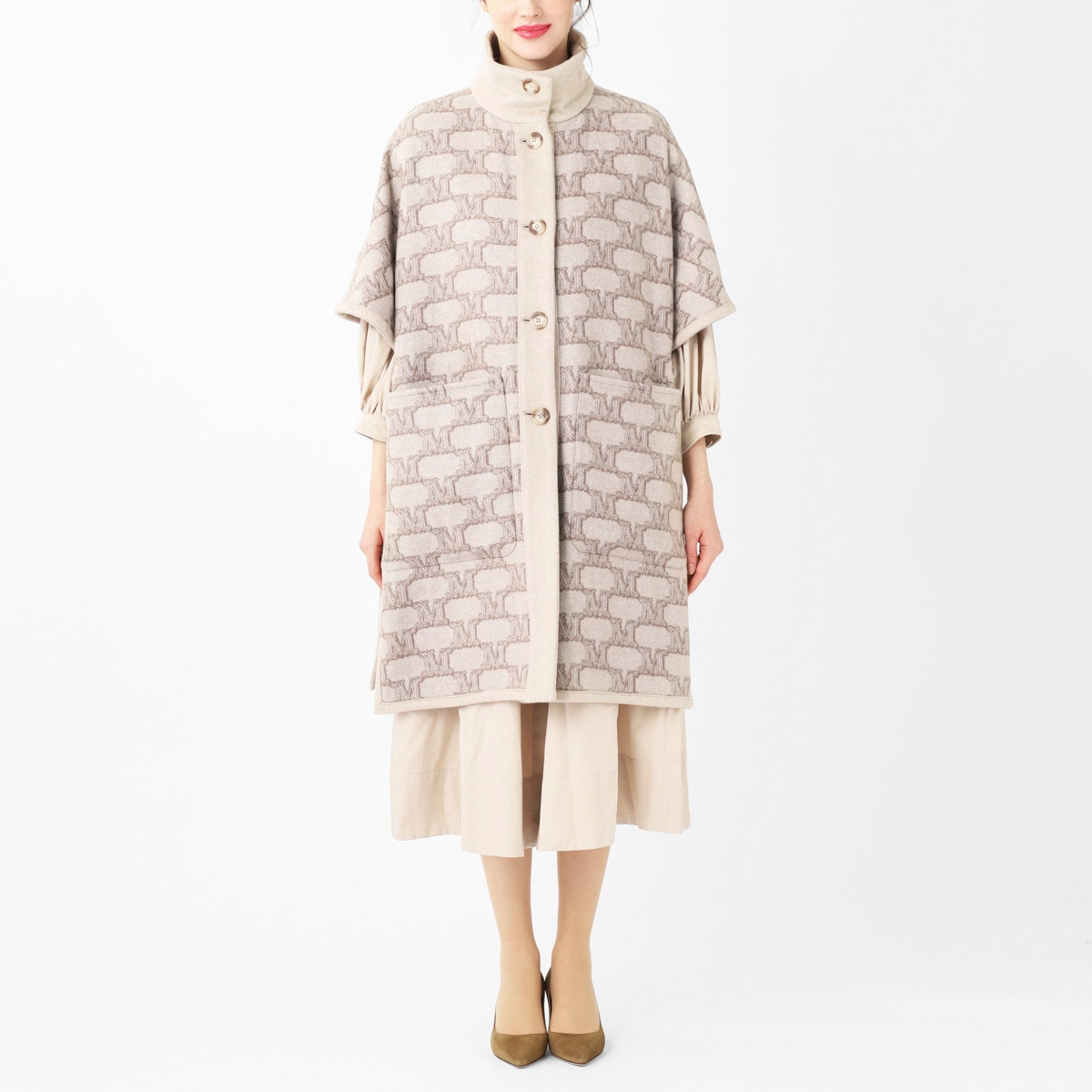 Max Mara マックスマーラ リバーシブル ケープ/ZENICA レディース