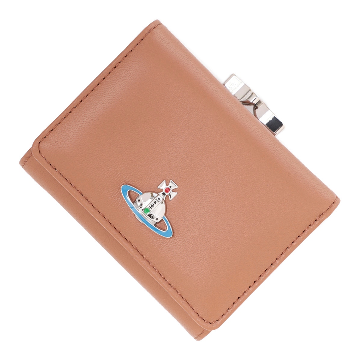 【アウトレット】Vivienne Westwood ヴィヴィアンウエストウッド 3つ折り財布 小銭入れ付き/NAPPA SMALL FRAME WALLET レディース