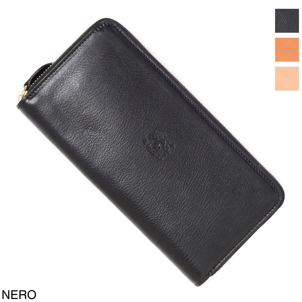 【アウトレット】IL BISONTE イルビゾンテ ラウンドファスナー長財布 小銭入れ付き/SZW046 AMETISTA レディース