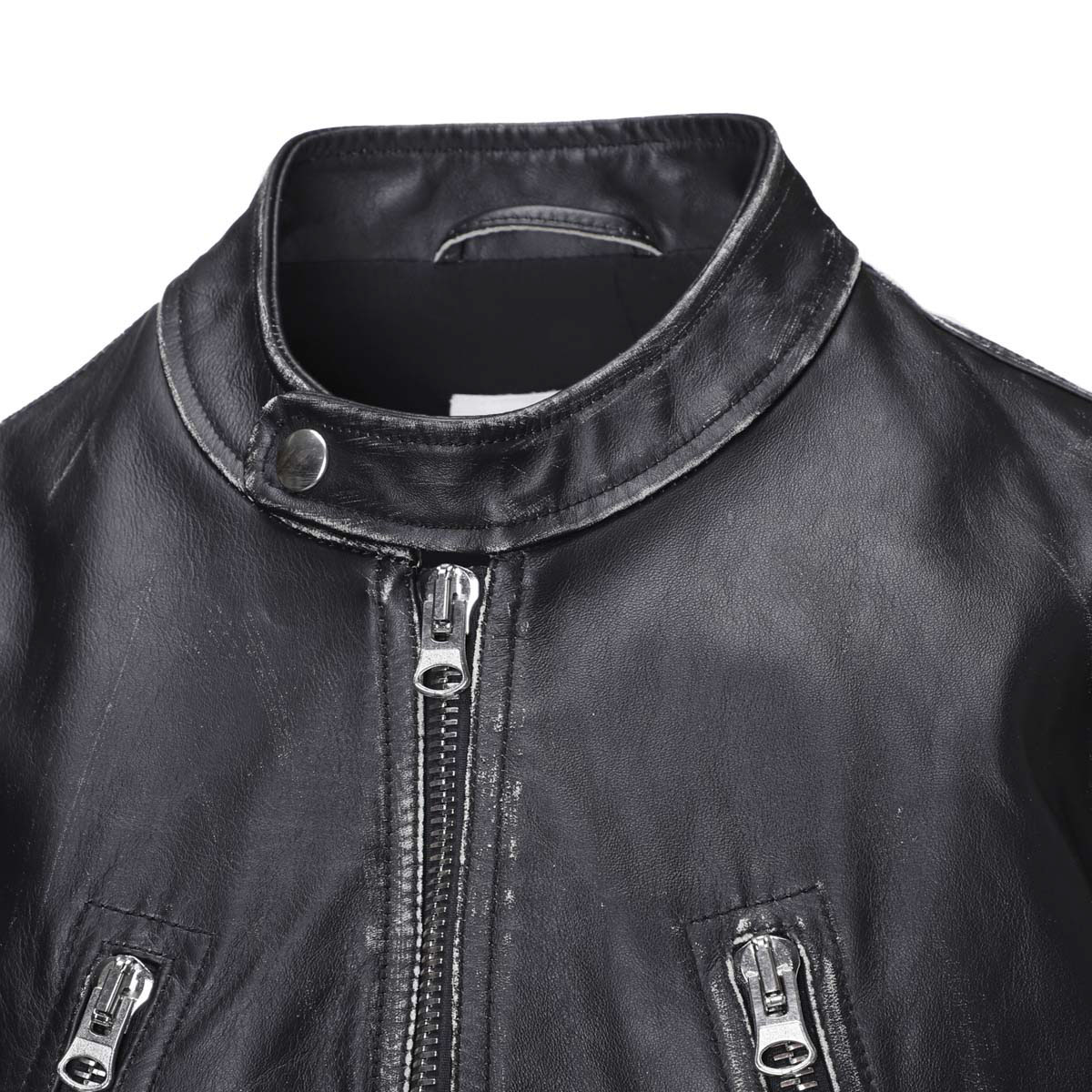 MM6 Maison Margiela エムエム 6 メゾンマルジェラ レザージャケット 