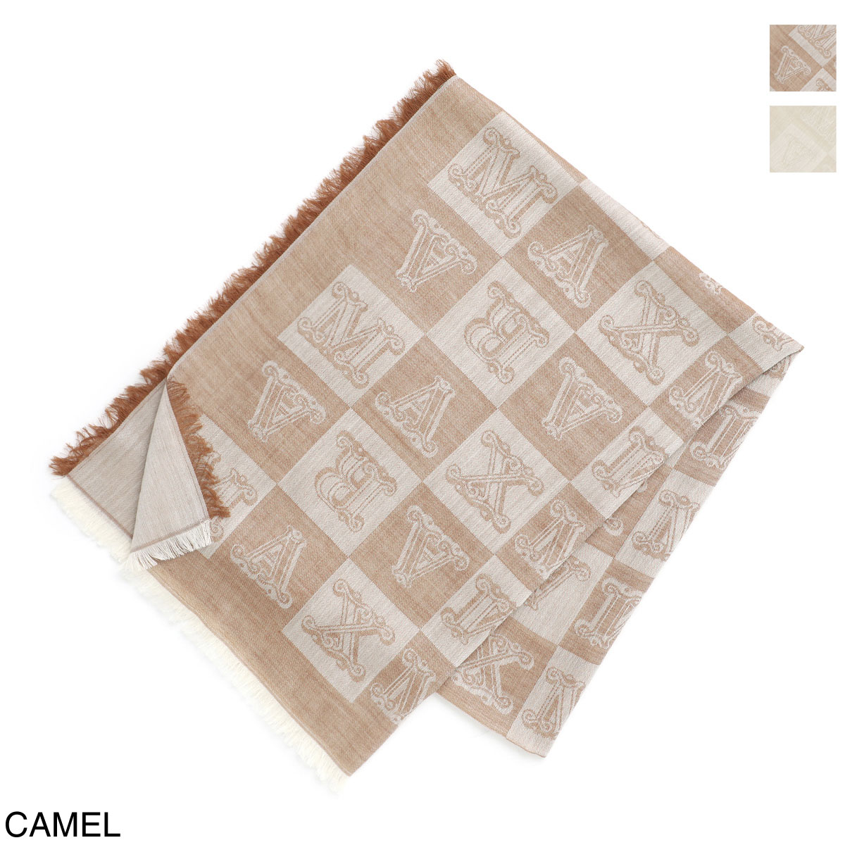 ALICE美品ブルネロクチネリ ラメ入り ストール マックスマーラスカート