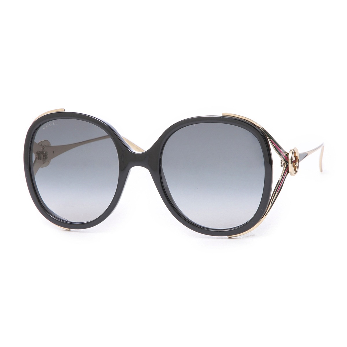 アウトレット】GUCCI グッチ サングラス/ROUND-FRAME INTERLOCKING G