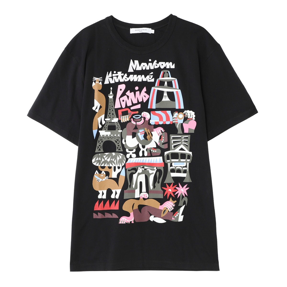 MAISON KITSUNE メゾンキツネ クルーネックTシャツ/BILL REBHOLZ  