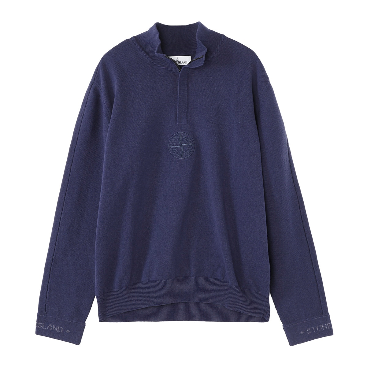 ストーンアイランド　ヘンリーネック STONE ISLAND - ☆ストーンアイランド ヘンリーネックコットン