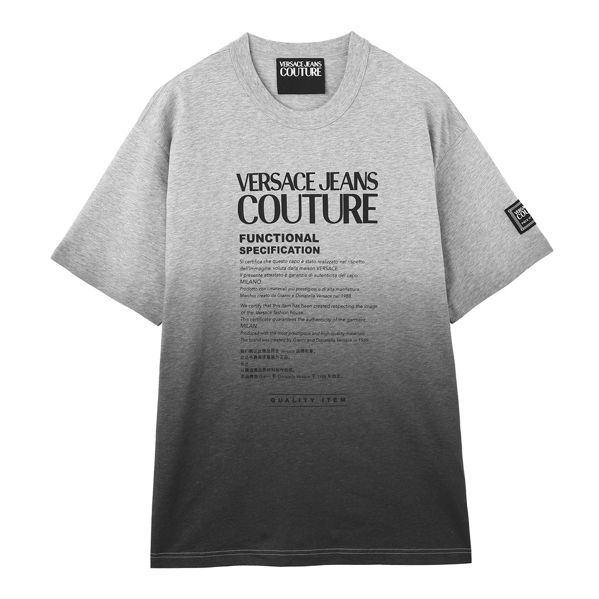 【アウトレット】【ラスト1点】VERSACE JEANS COUTURE ヴェルサーチェ クルーネックTシャツ メンズ