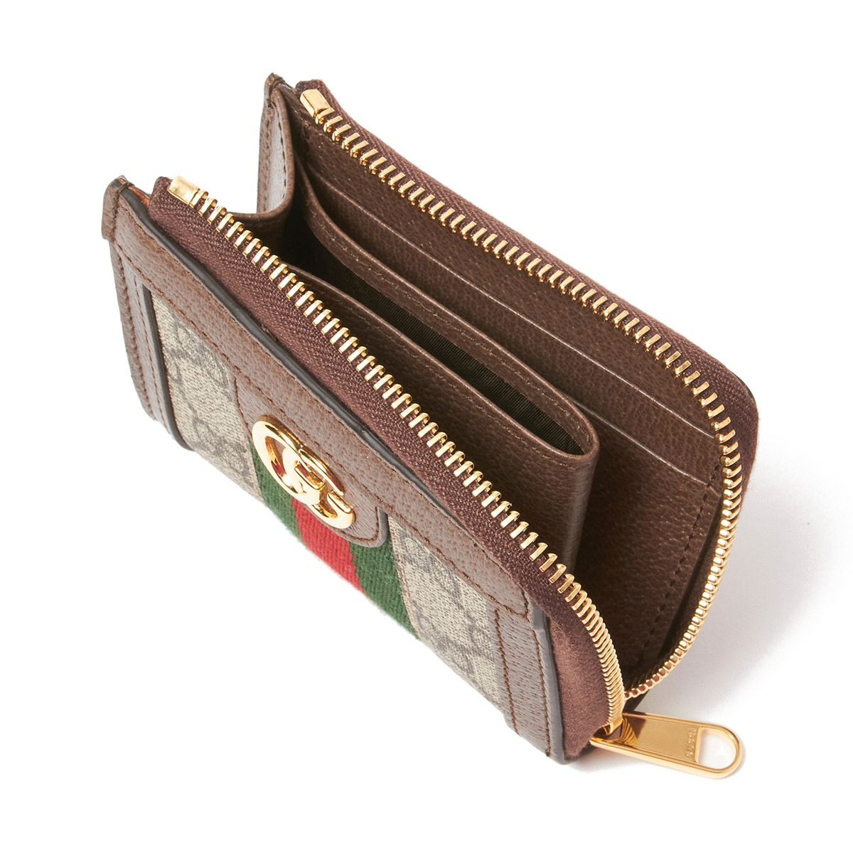GUCCI グッチ オフィディア コインケース ポーチ 購入レシート有 小銭入れ GUCCI グッチ GGスプリーム オフィディア コインパース ベージュ