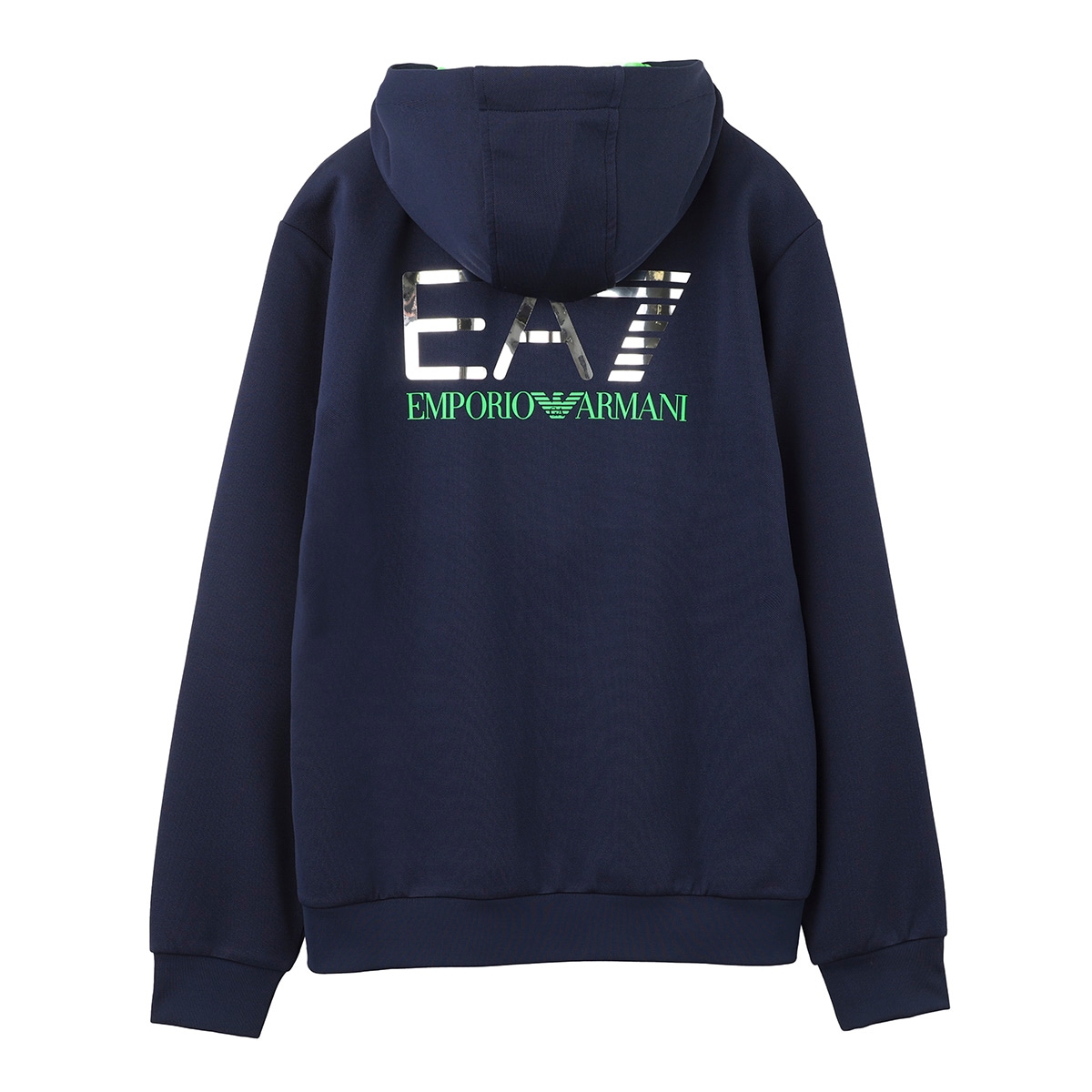 【美品】　EMPORIO ARMANI セーター　トレーナー　ジャガード　3L 14Gアザミダマスクジャガードクルーネックニットプルオーバー