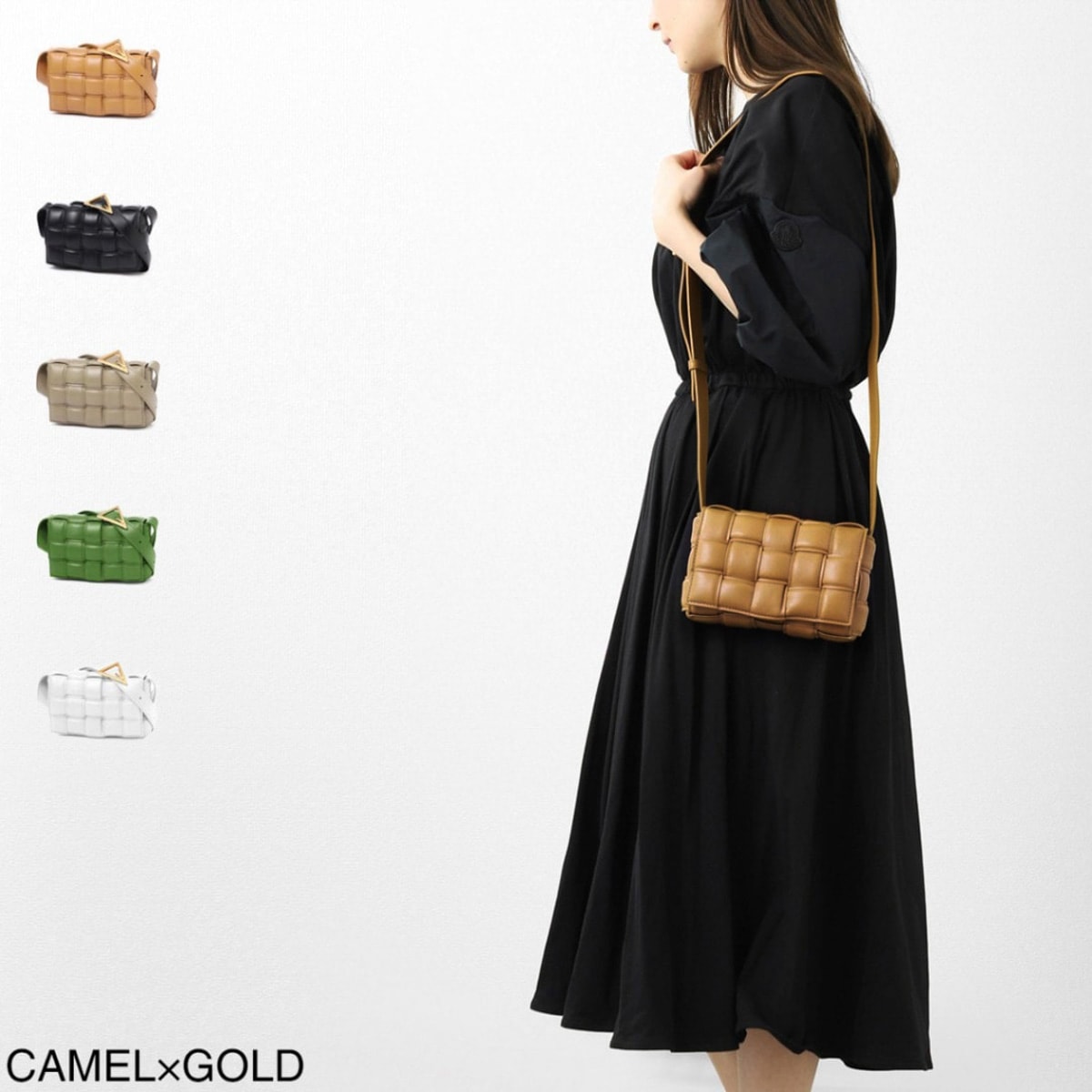 直営店☆BOTTEGA VENETA☆ CASSETTE クロスボディバッグ/ 2色 BOTTEGA VENETA お洒落ステッチ ◇ カセット クロスボディバッグ