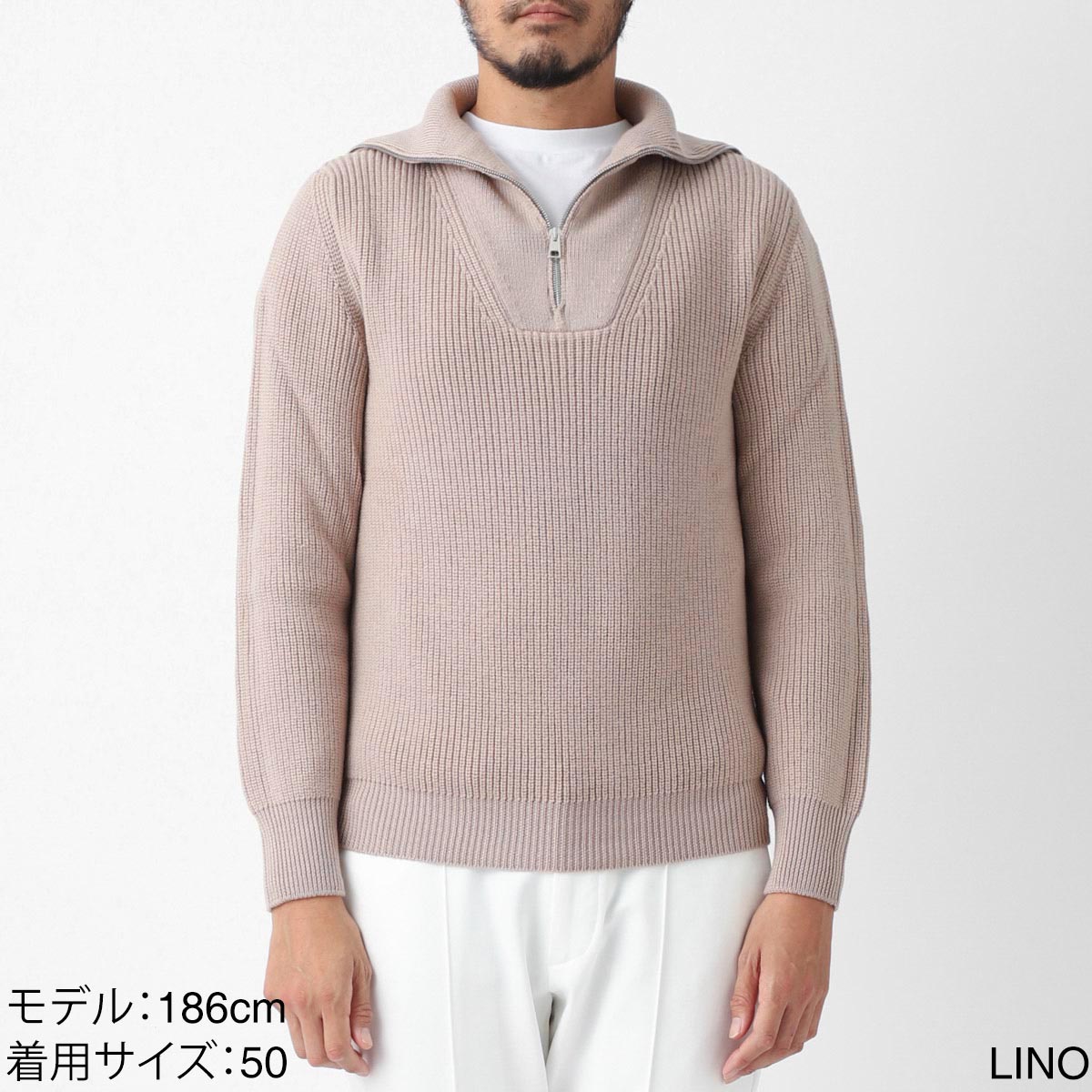 アウトレット】BAFY バフィ ハーフジップニット【大きいサイズあり