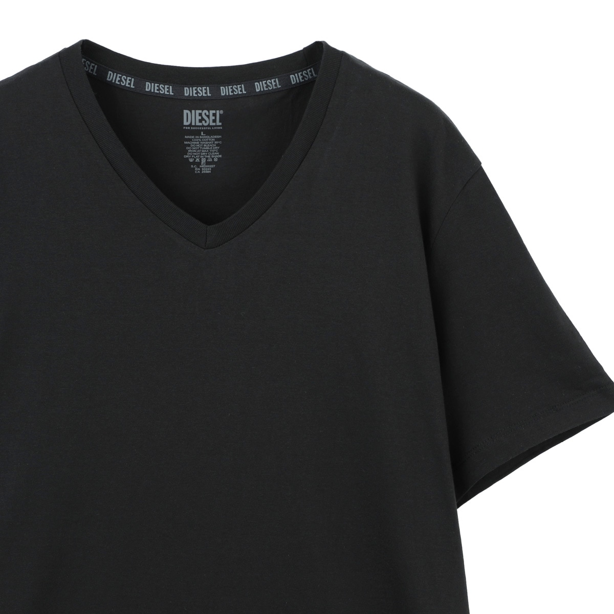 アウトレット】DIESEL ディーゼル Vネック Tシャツ 2枚セット/UMTEE