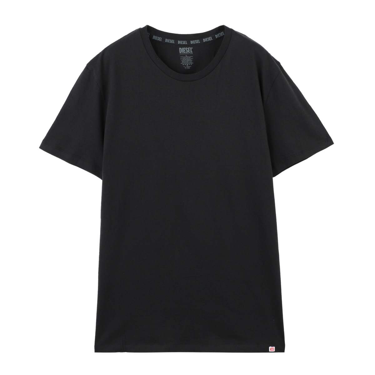 deuxmi クルーネックTシャツ　黒 80/2 強撚天竺 オーバーサイズ クルーネック T シャツ - BLACK