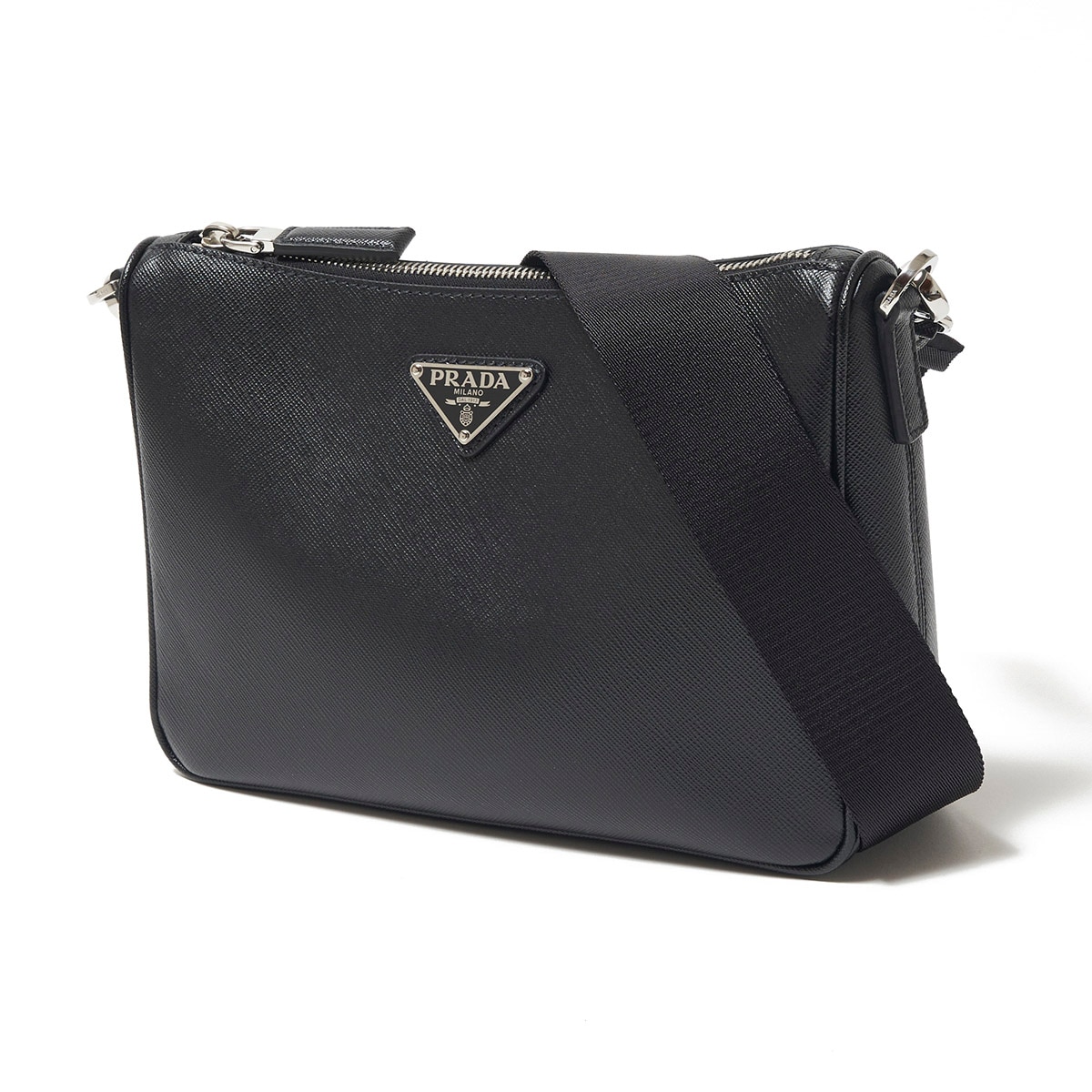 値段交渉可能！PRADA ネイビー ショルダーバッグ PRADA プラダ ショルダーバッグ ポーチ付き メンズ | メンズ