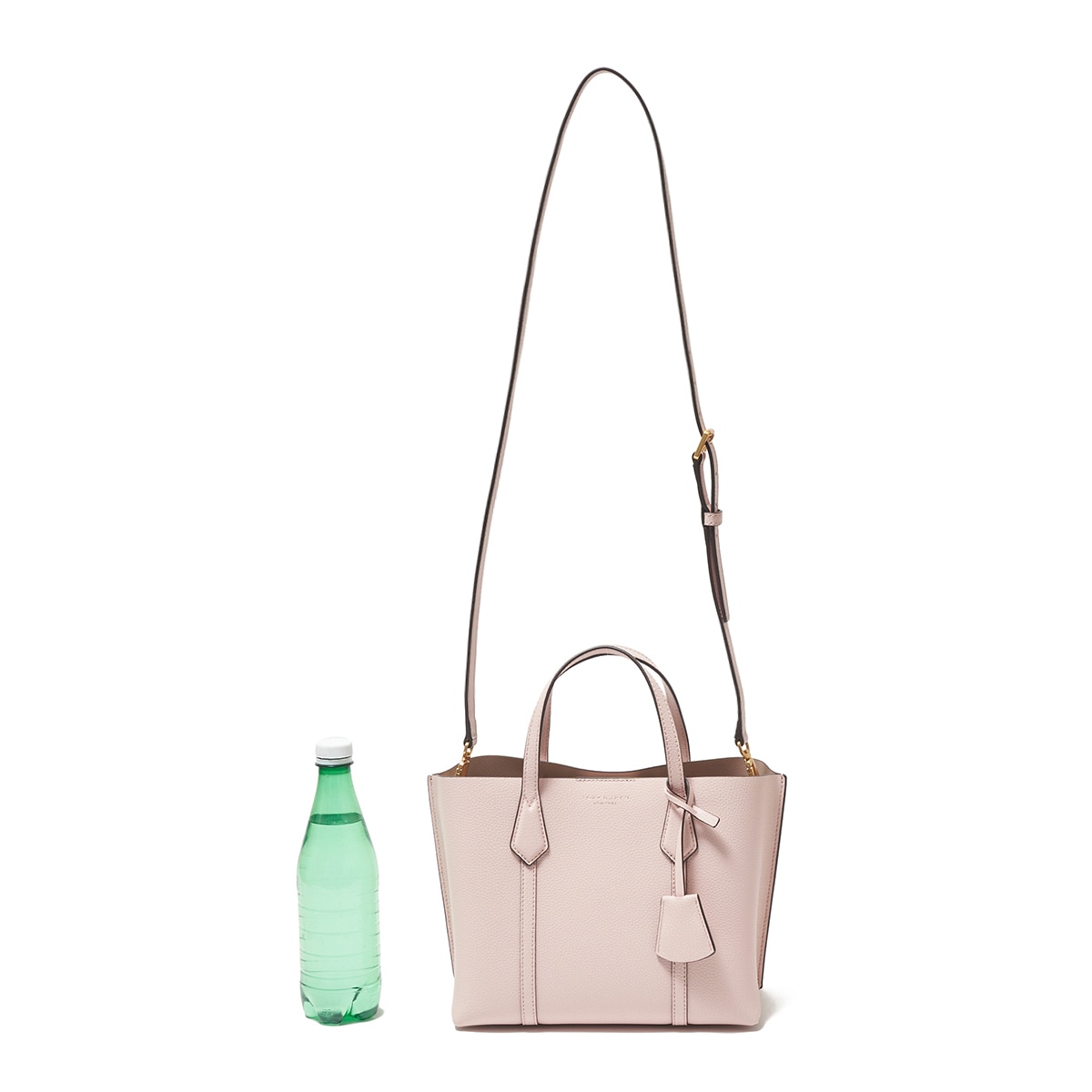 TSA✨トリーバーチ ペリー スモール バッグ 2way 水色 3室 ロゴ TORY BURCH トリーバーチ トートバッグ 2WAY/PERRY SMALL TRIPLE