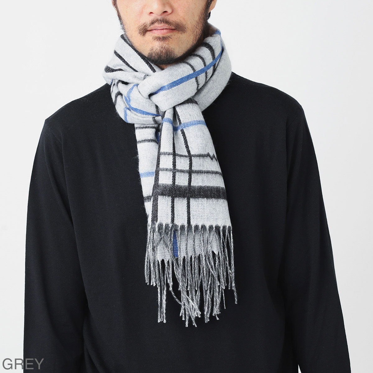 PIACENZA CASHMERE ピアチェンツァ カシミア マフラー/ストール メンズ