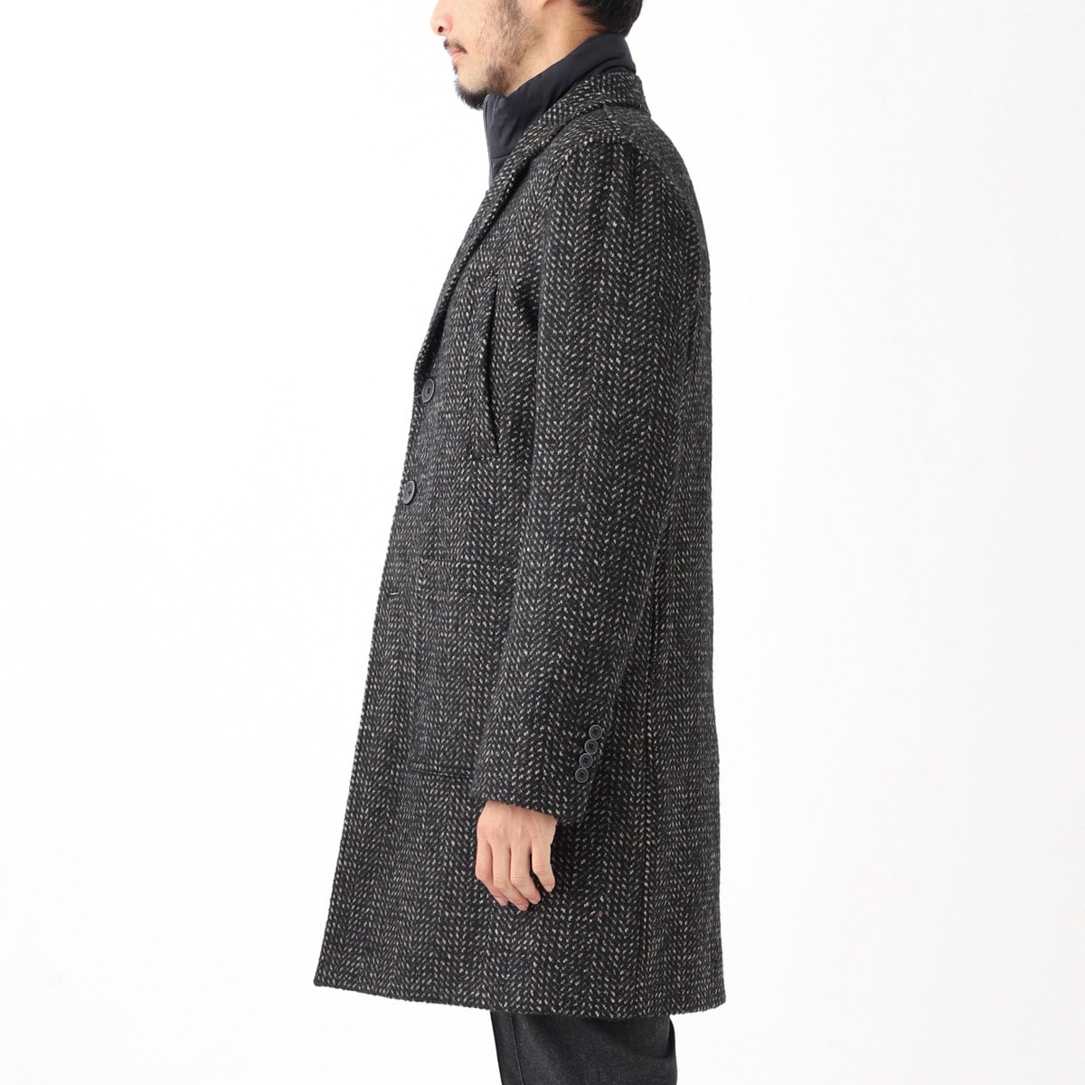 アウトレット】【ラスト1点】HERNO ヘルノ ライナー付き コート