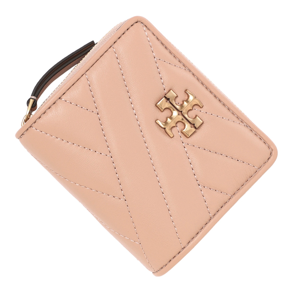 【アウトレット】TORY BURCH トリーバーチ 2つ折り財布 小銭入れ付き/KIRA CHEVRON キラ レディース