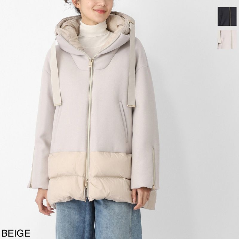 【アウトレット】HERNO ヘルノ ダウンジャケット/HERNO GLOBE ECOWOOL AND ECOAGE JACKET【大きいサイズあり】 レディース