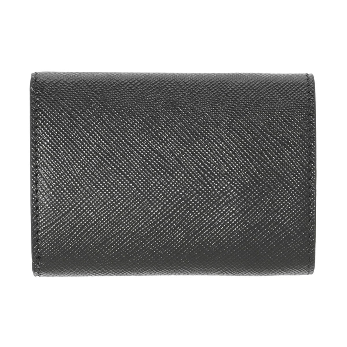 PRADA 二つ折り財布　SAFFIANO TRIANG メンズ プラダ 二つ折り財布 メンズ SAFFIANO TRIANGOLO ブラック PRADA