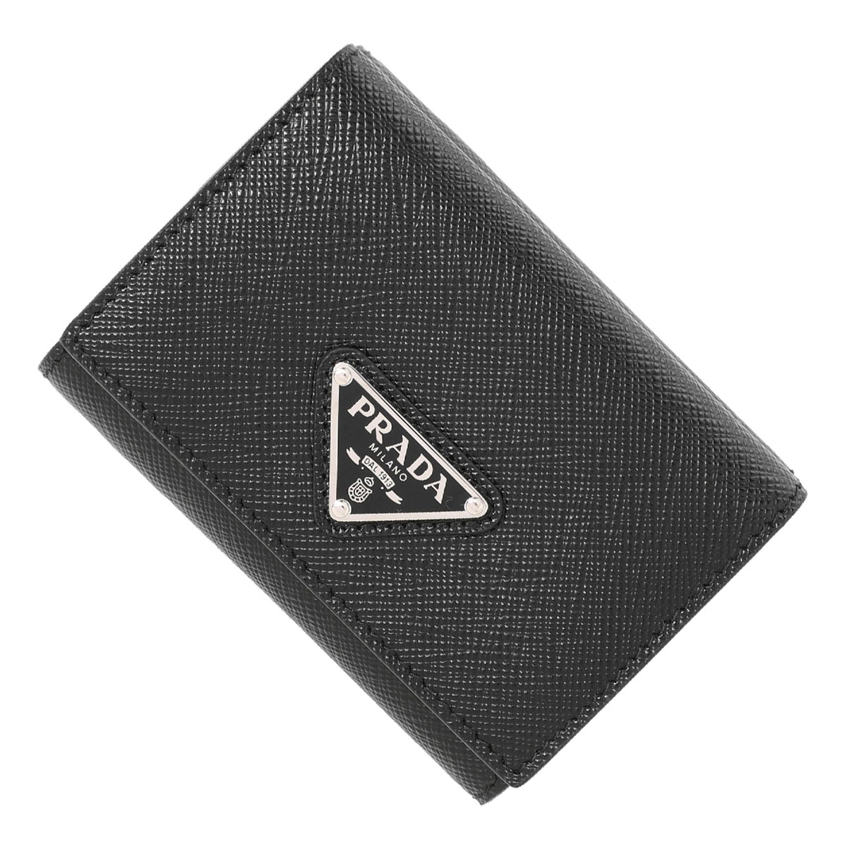 PRADA 三つ折り財布 ブラック