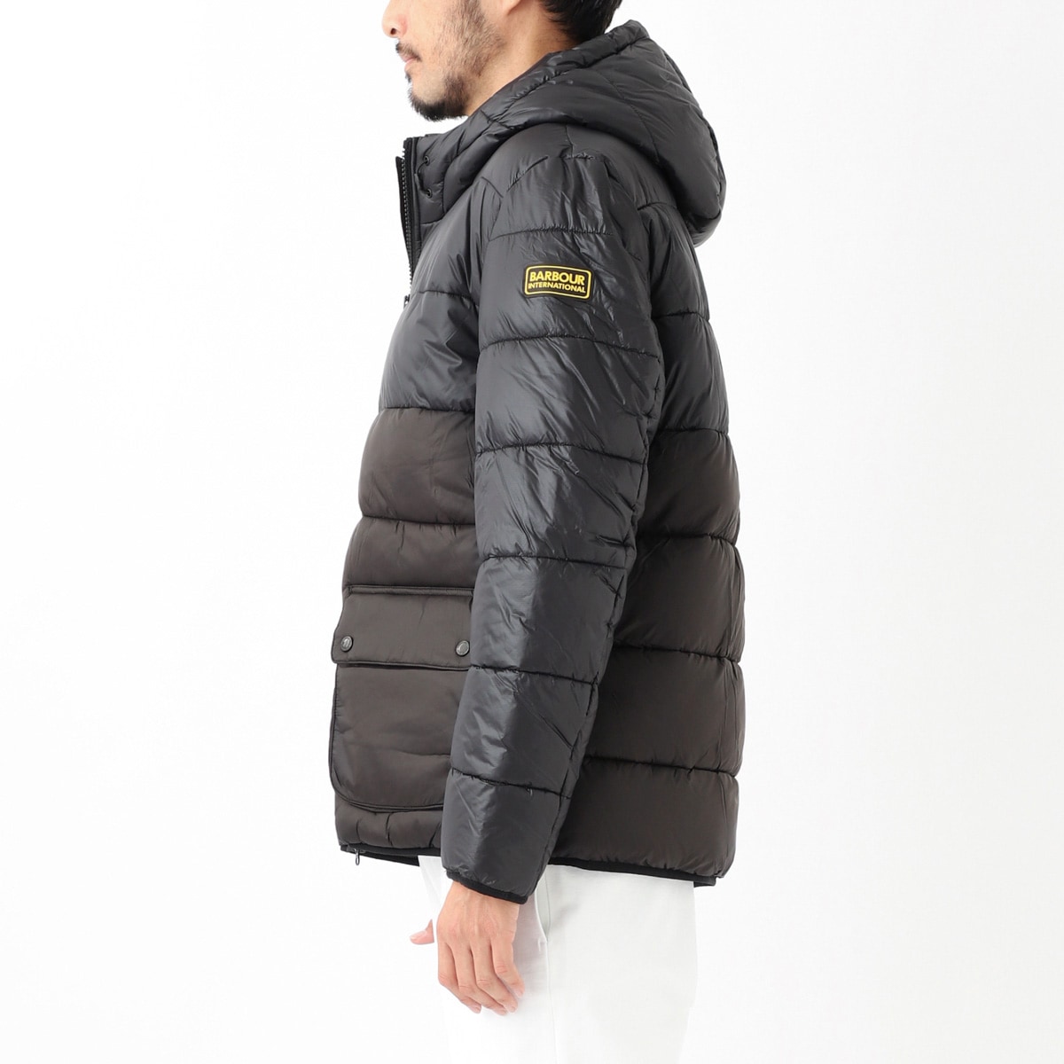 Barbour バブアー 中綿入り ブルゾン/INTERNATIONAL BALFOUR QUILTED HOODED JACKET メンズ