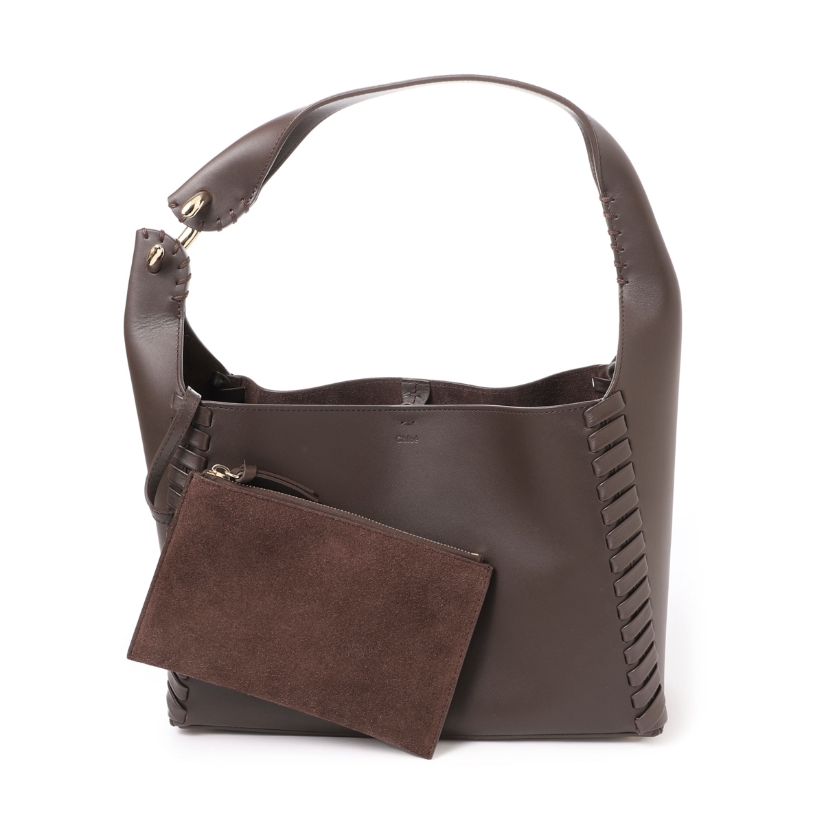 クロエ Mate Multi Gusset メイト ガセット ショルダーバッグ レザー