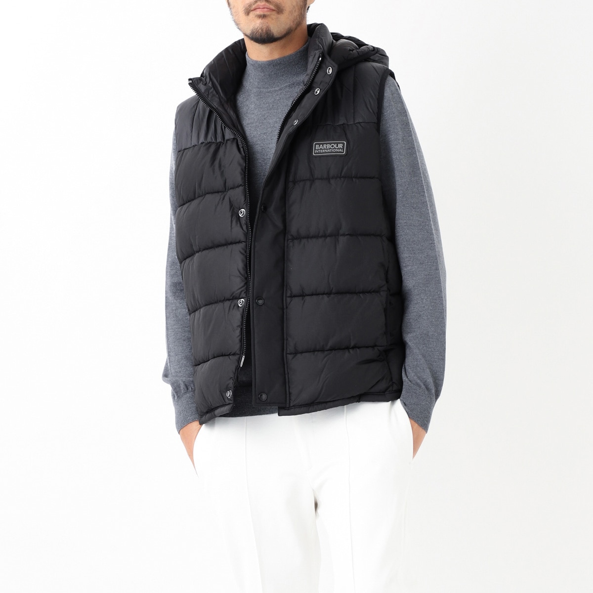 【アウトレット】Barbour バブアー 中綿入りベスト/BARBOUR INTERNATIONAL メンズ