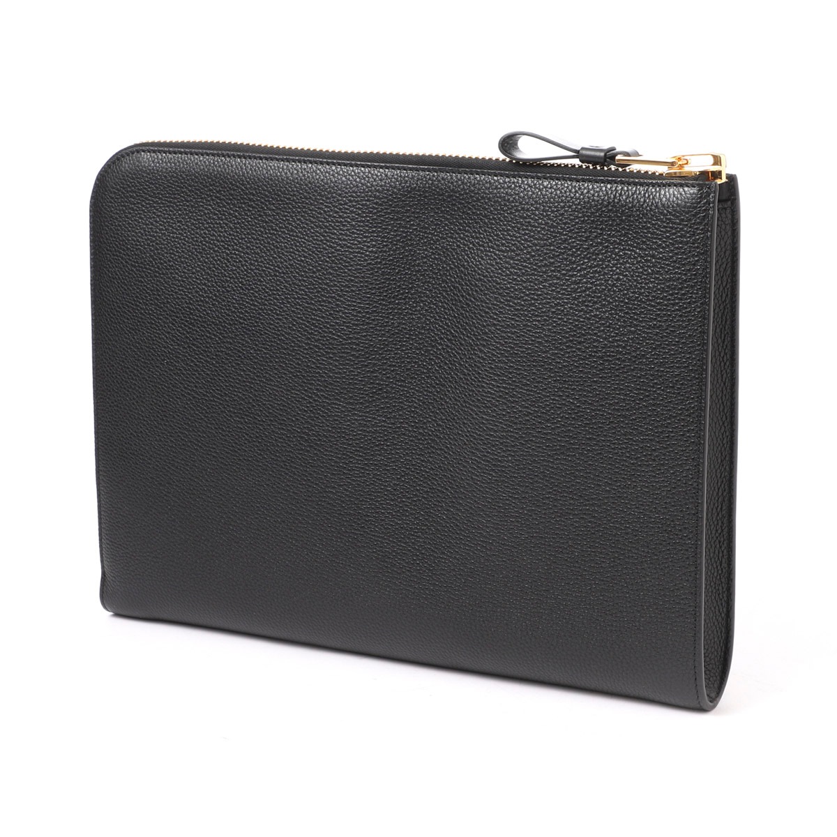 TOM FORD トムフォード クラッチバッグ/ドキュメントケース/GRAIN LEATHER BUCKLEY ZIP PORTFOLIO メンズ