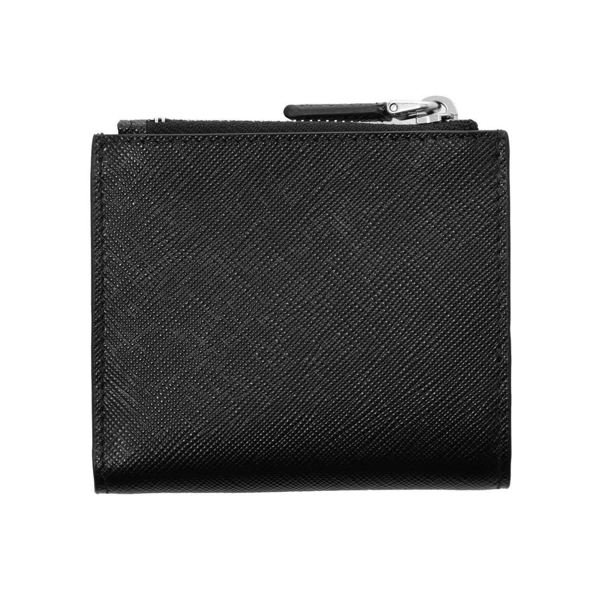 PRADA プラダ 2つ折り財布 小銭入れ付き/SAFFIANO TRIANGOLO メンズ
