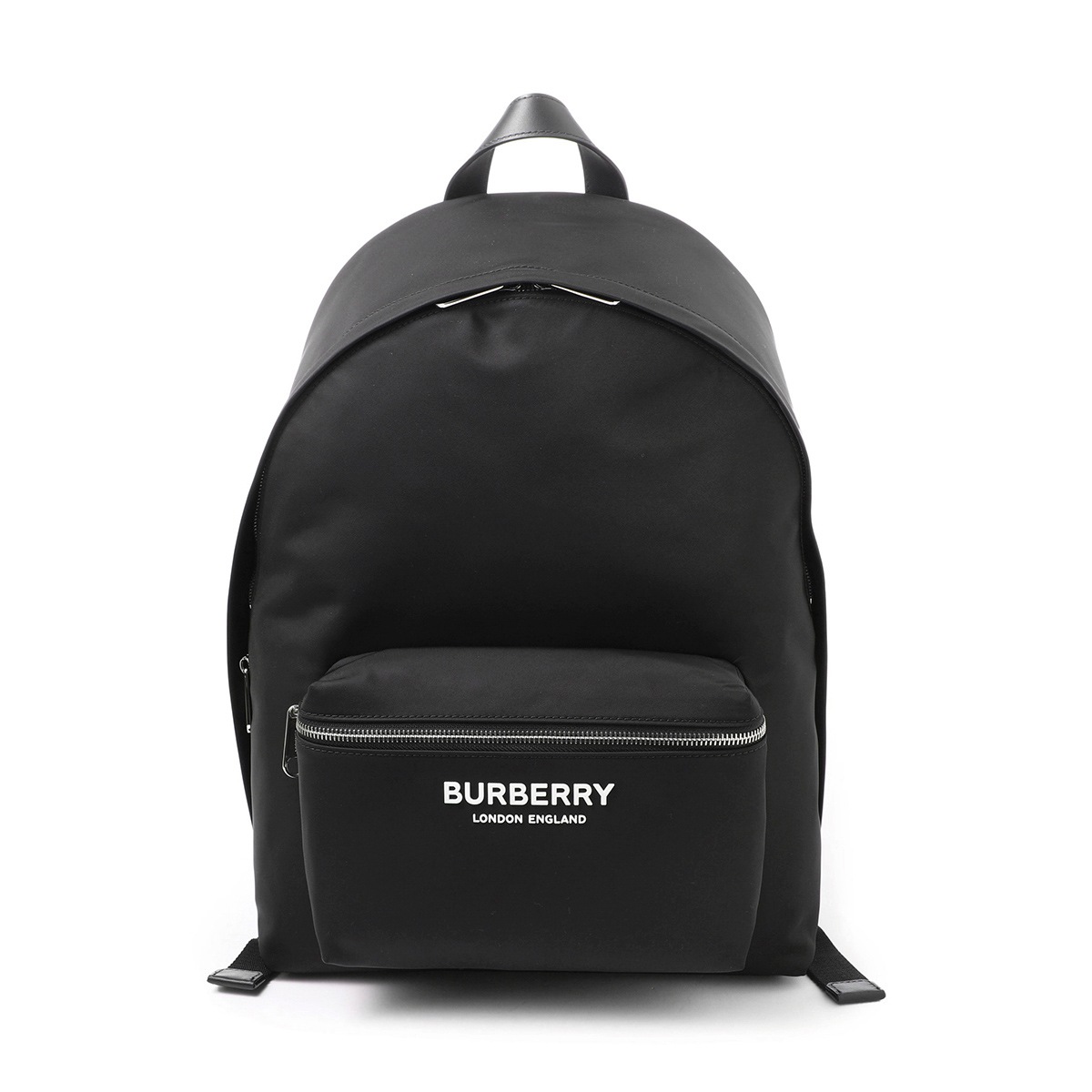 美品☆　バーバリーズ　ロゴプレート　リュック　バックパック　レザー　キャンバス ☆関税込☆BURBERRY☆ロゴプリントメンズリュックサック☆正規品
