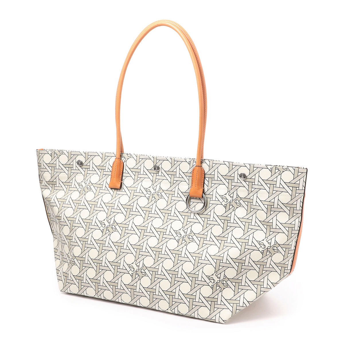 TORY BURCH トリーバーチ トートバッグ/CANVAS BASKETWEAVE TOTE 
