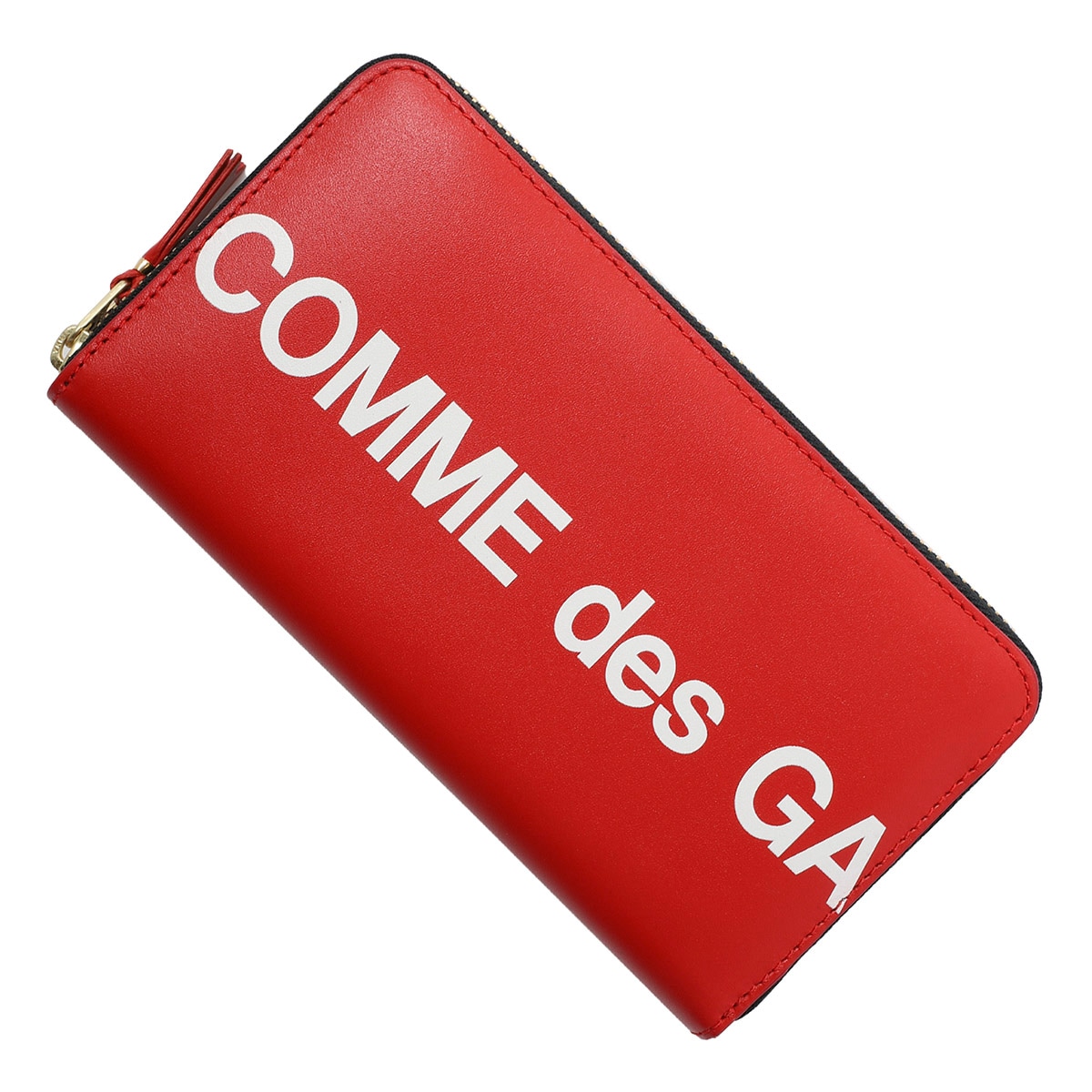 COMME des GARCONS コム デ ギャルソン ラウンドファスナー長財布 小銭入れ付き/ロングウォレット/Huge Logo メンズ