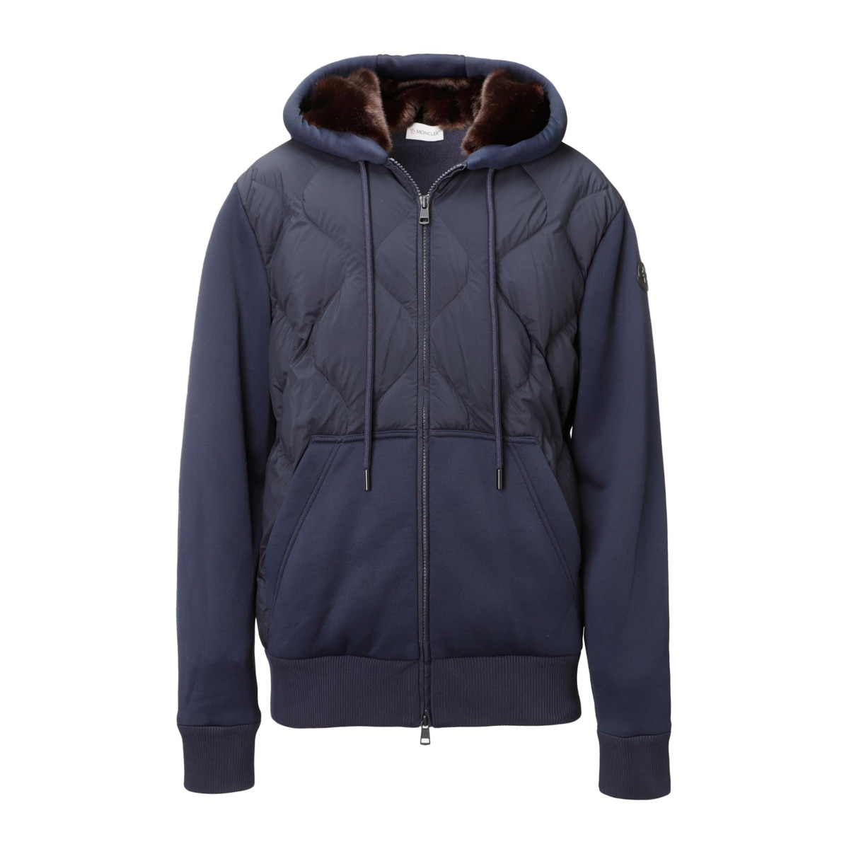 MONCLER モンクレール ジップアップ ダウン切り替え ナイロン ダウン