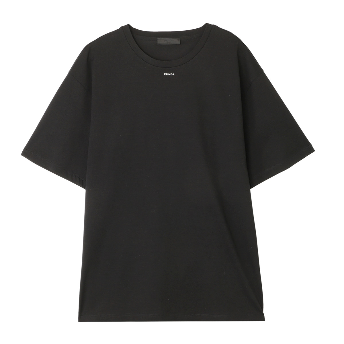 【PRADA】半袖クルーネック T シャツ アウトレット】【ラスト1点】PRADA プラダ クルーネック半袖T
